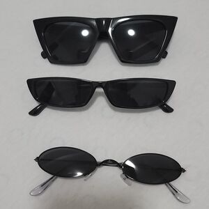 Chic Black Sunglasses Set